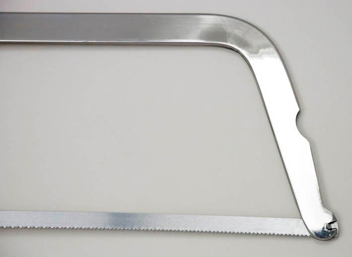 Pílka nerezová s plastovou rúčkou a pákou