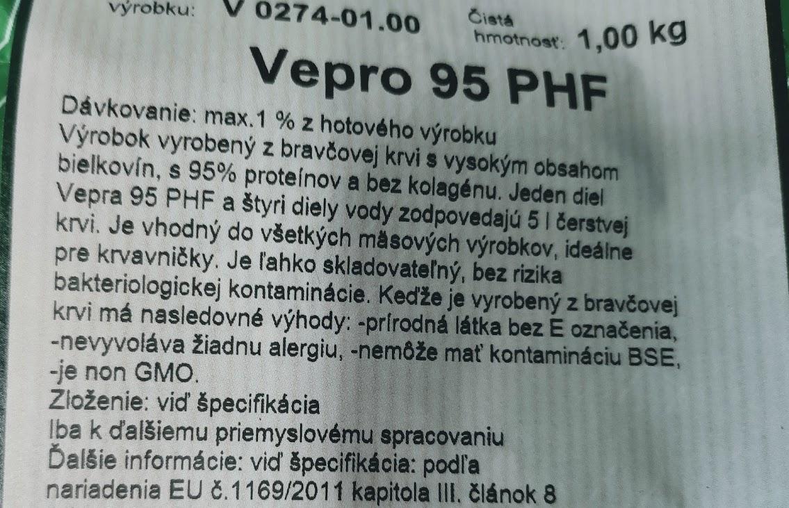 VEPRO 95 PHF (náhrada krvi)