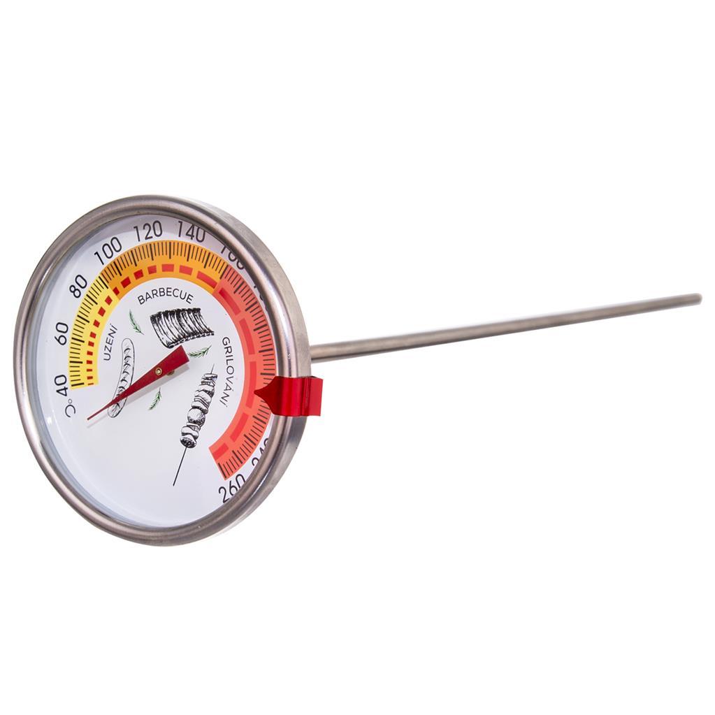Teplomer do udiarne 33cm, nerez, 40 až 260 °C
