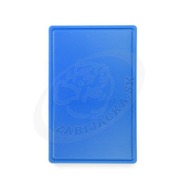 Doska na krájanie - plast, modrá