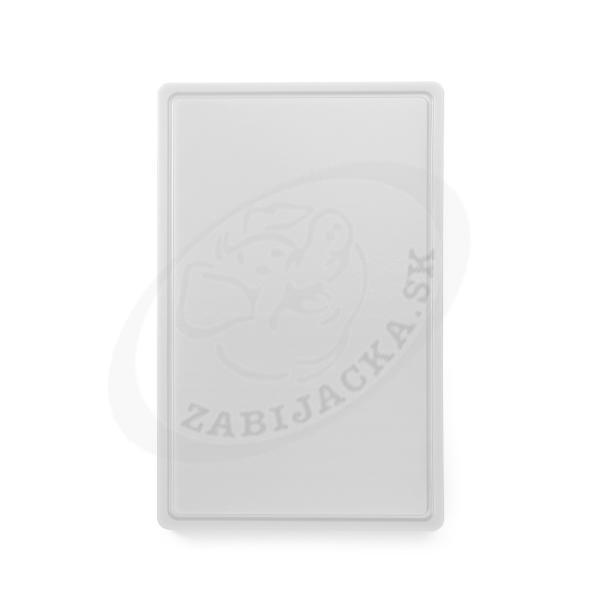 Doska na krájanie - plast, biela