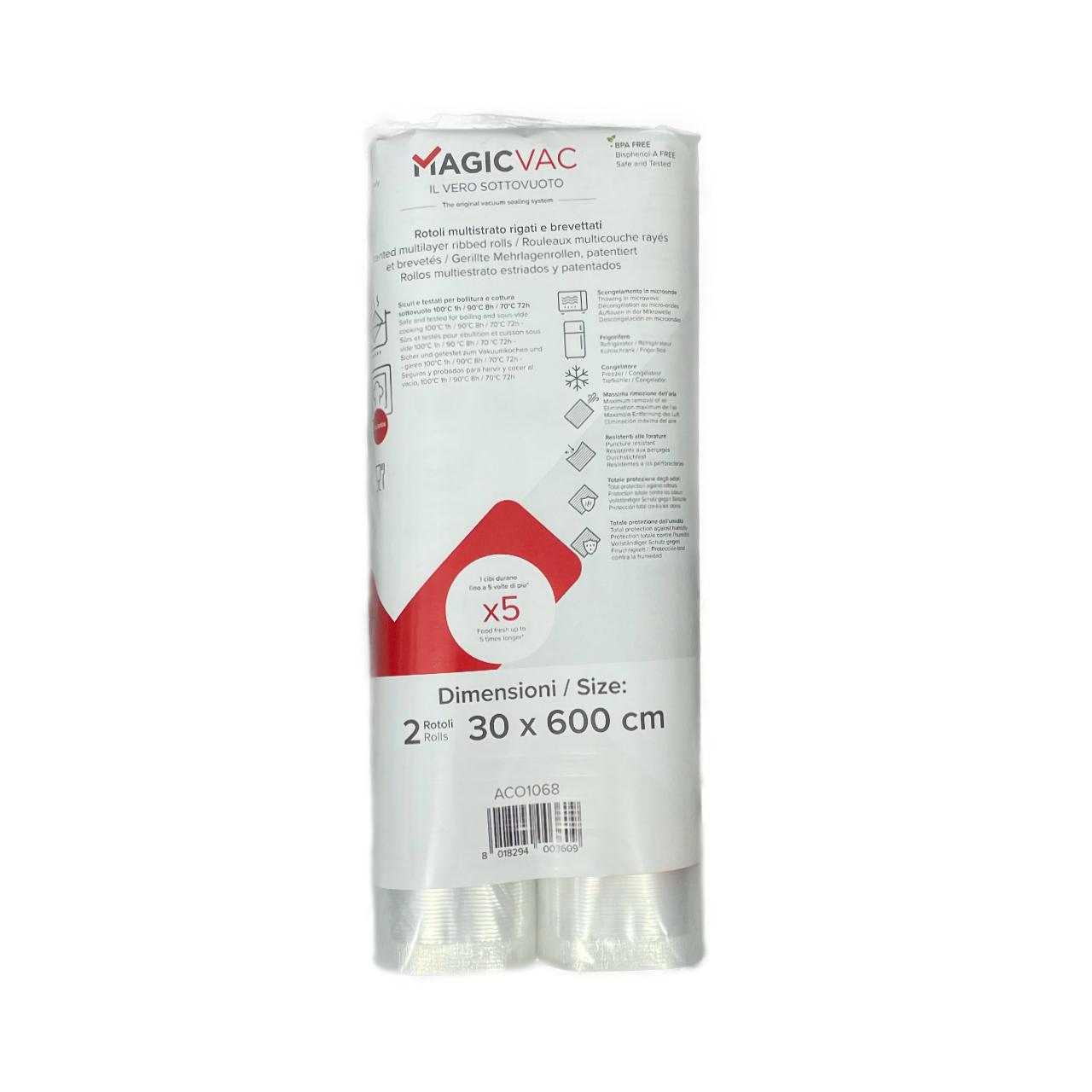 Vakuový rukáv profilovaný - varný MagicVac 300mmx6m,2ks