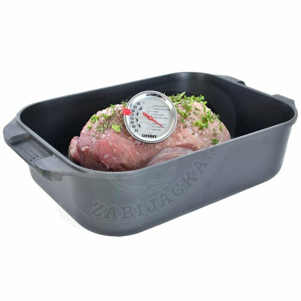 Teplomer kuchynský na pečenie mäsa, 55 až 90 °C