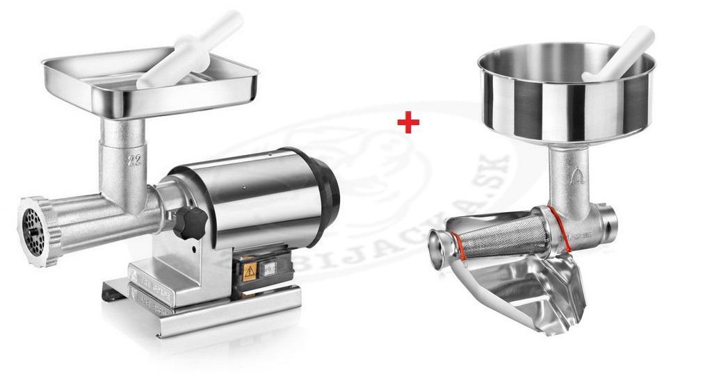 B: Rezačka Mäsa TC-22 Elegant Plus +  Odšťavovač na rajčiny BIG