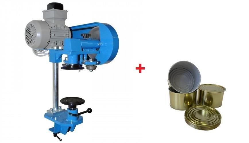 A: El. uzatvárač 230V + konzervy a viečka
