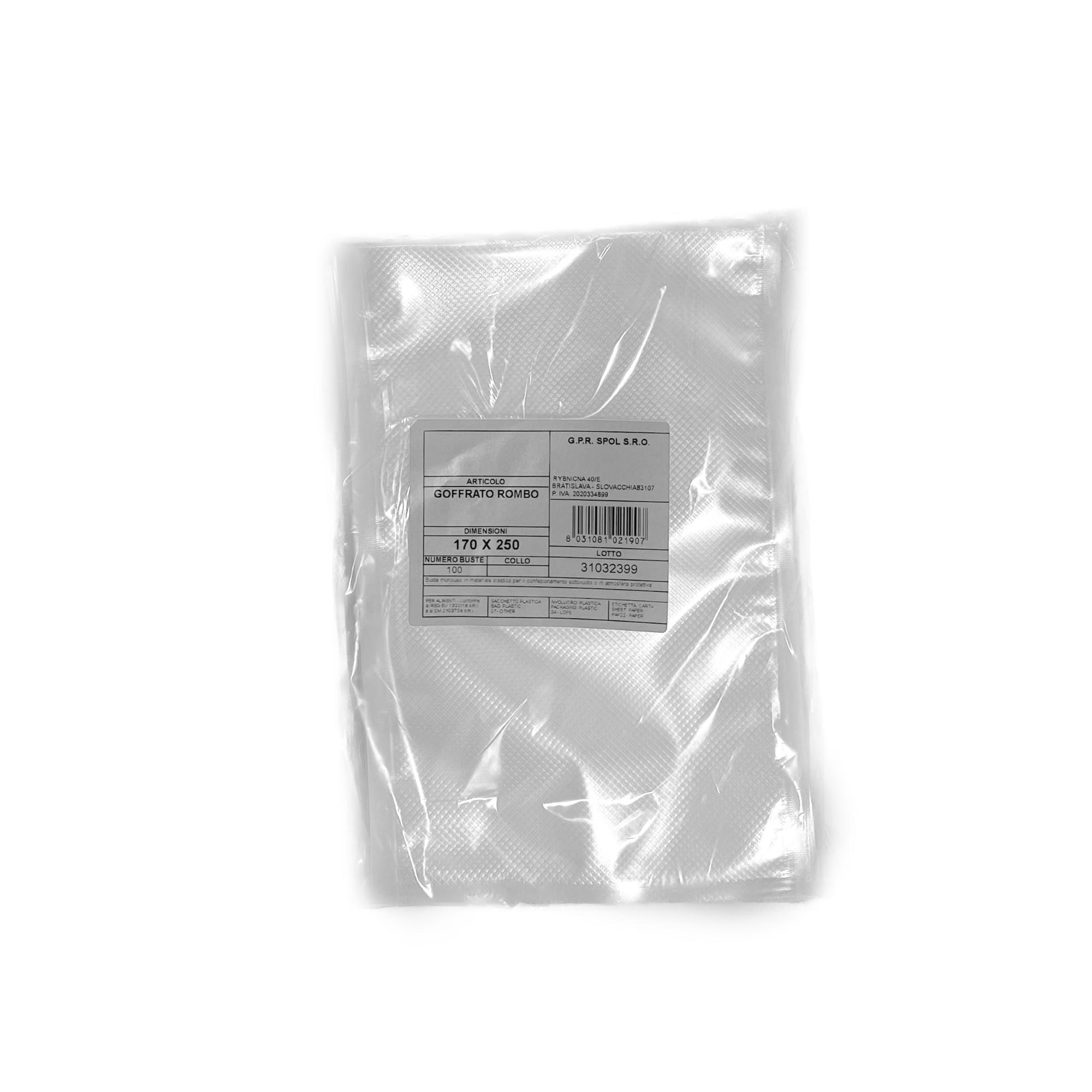 Vakuové vrecká profilované 170x250 (100ks)