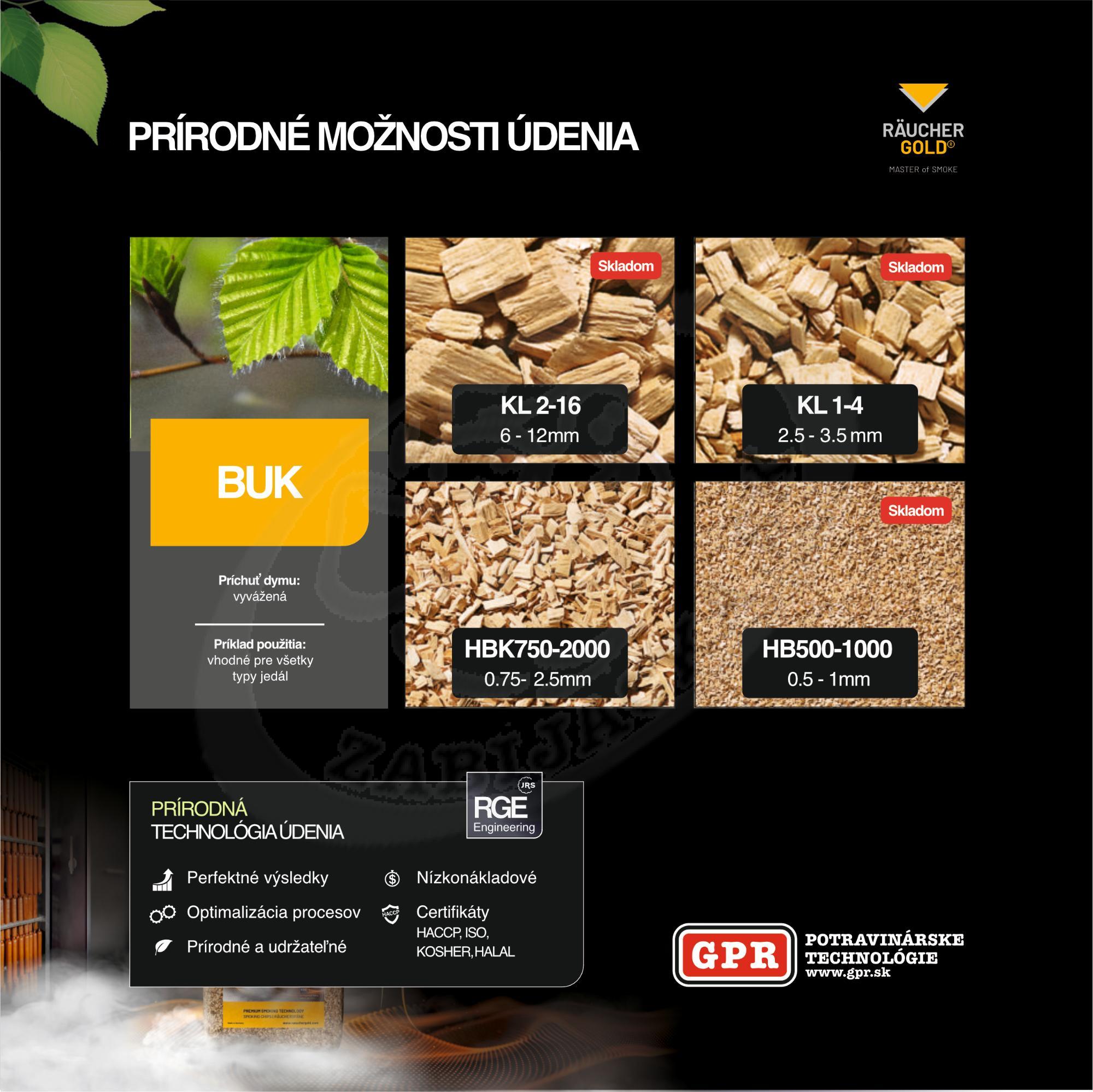 Bukové štiepky KL 2/16 15kg