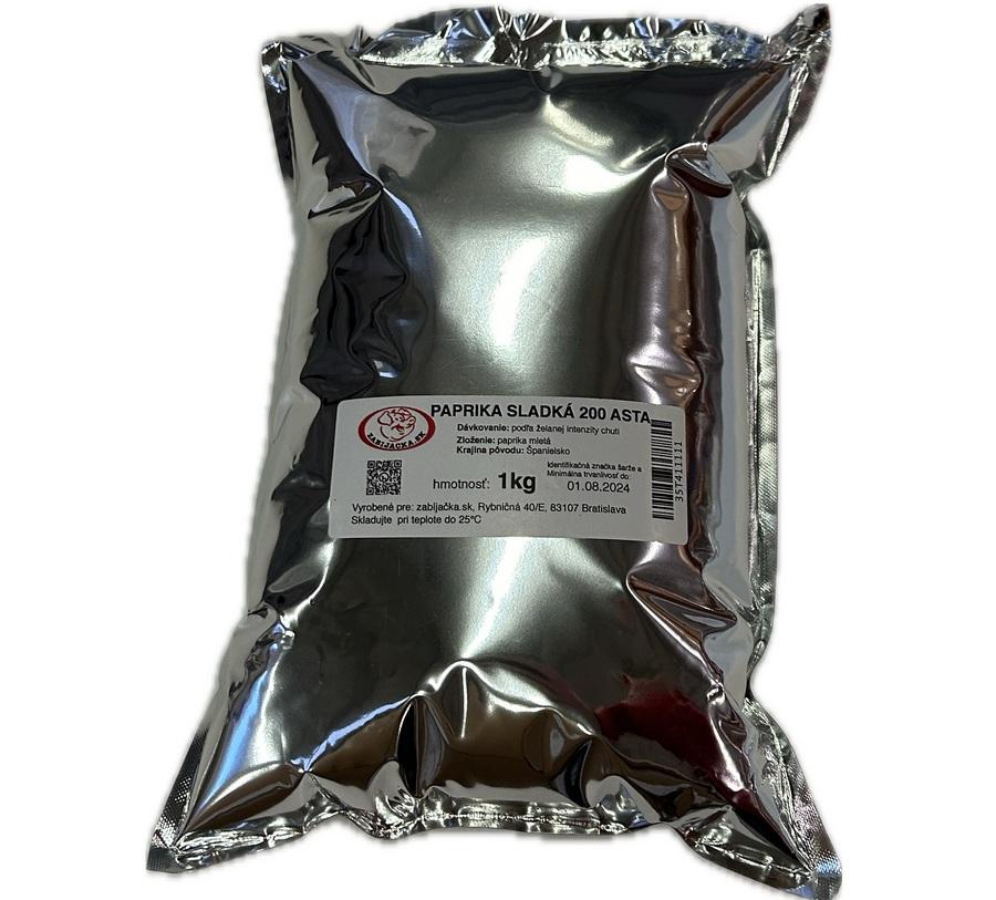 Paprika sladká mletá ASTA 200 1kg vrecko