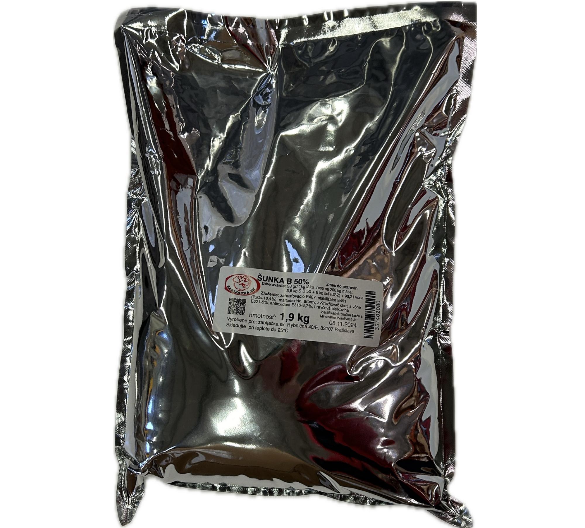 Šunka B 50% 1,9kg