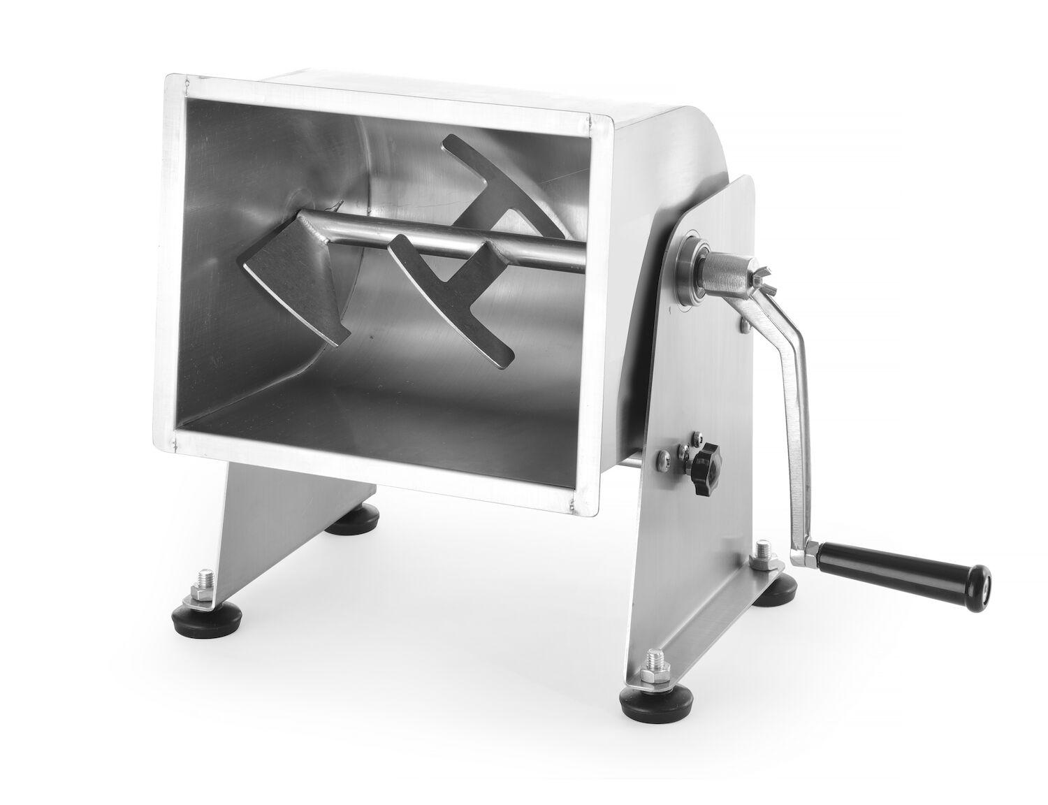 Ručný miesič mäsa s vyklápacím zásobníkom 20L