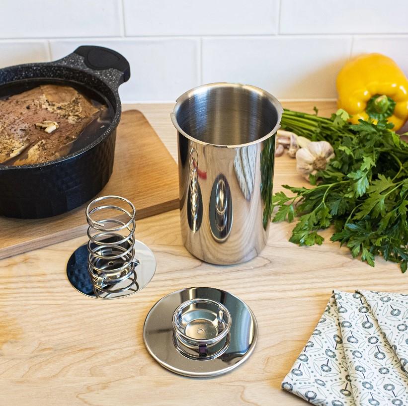 Šunkovar nerezový na 1,5 kg