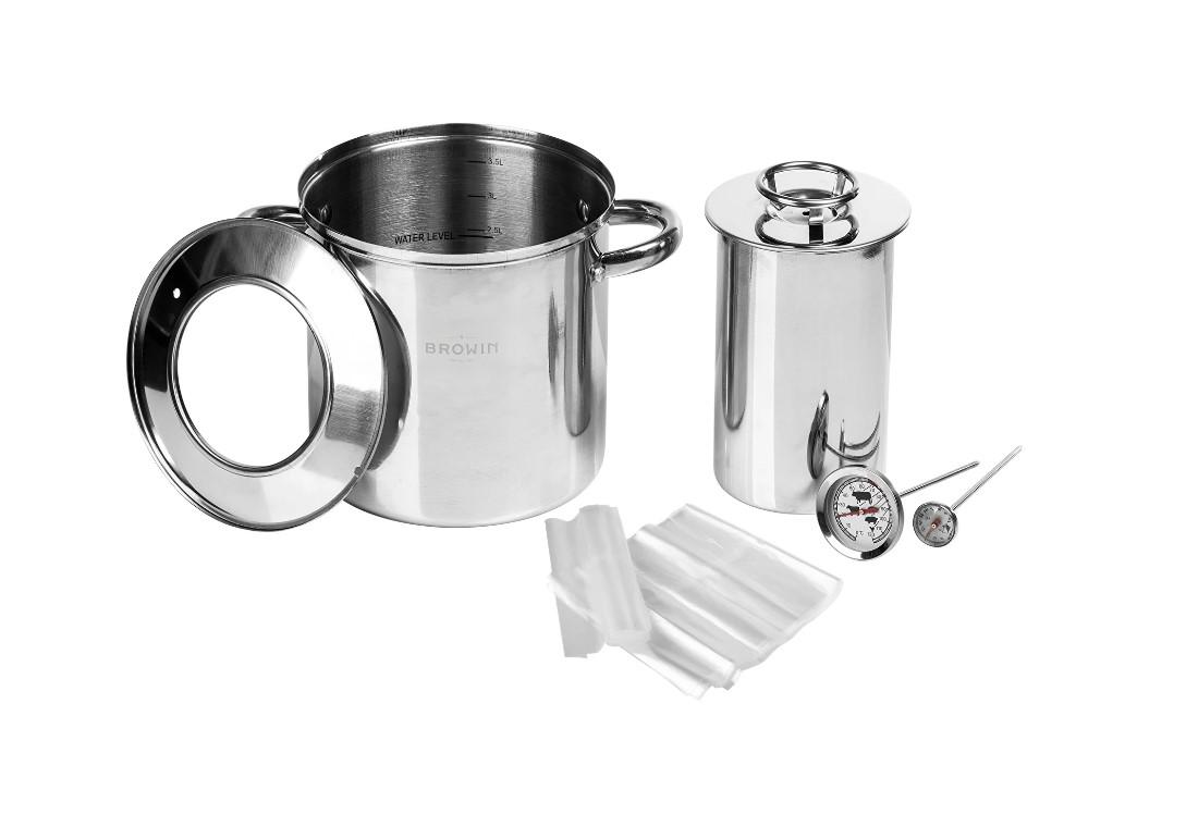 Set šunkovar nerezový na 1,5 kg + hrniec 4 l