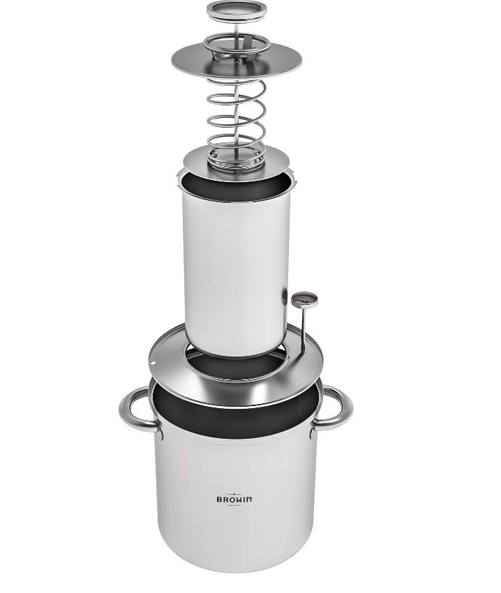 Set šunkovar nerezový na 1,5 kg + hrniec 4 l