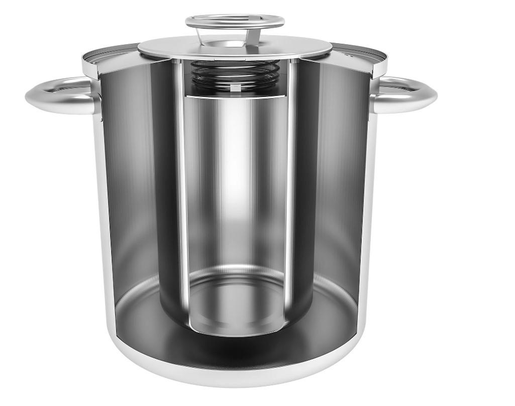 Set šunkovar nerezový na 1,5 kg + hrniec 4 l