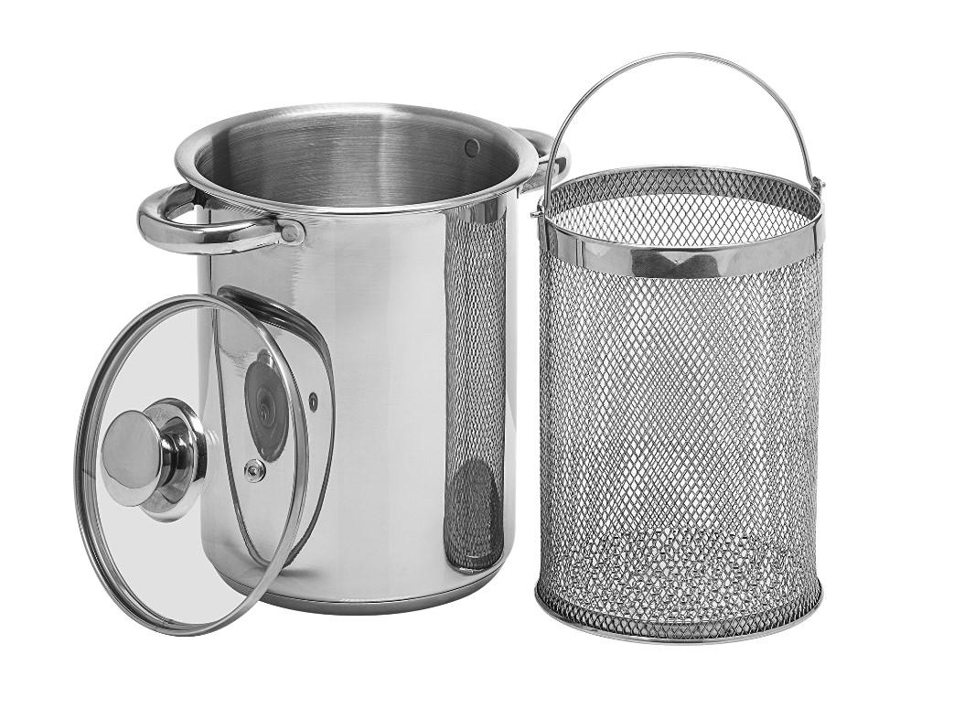 Hrniec 4 l s pokrievkou a košom