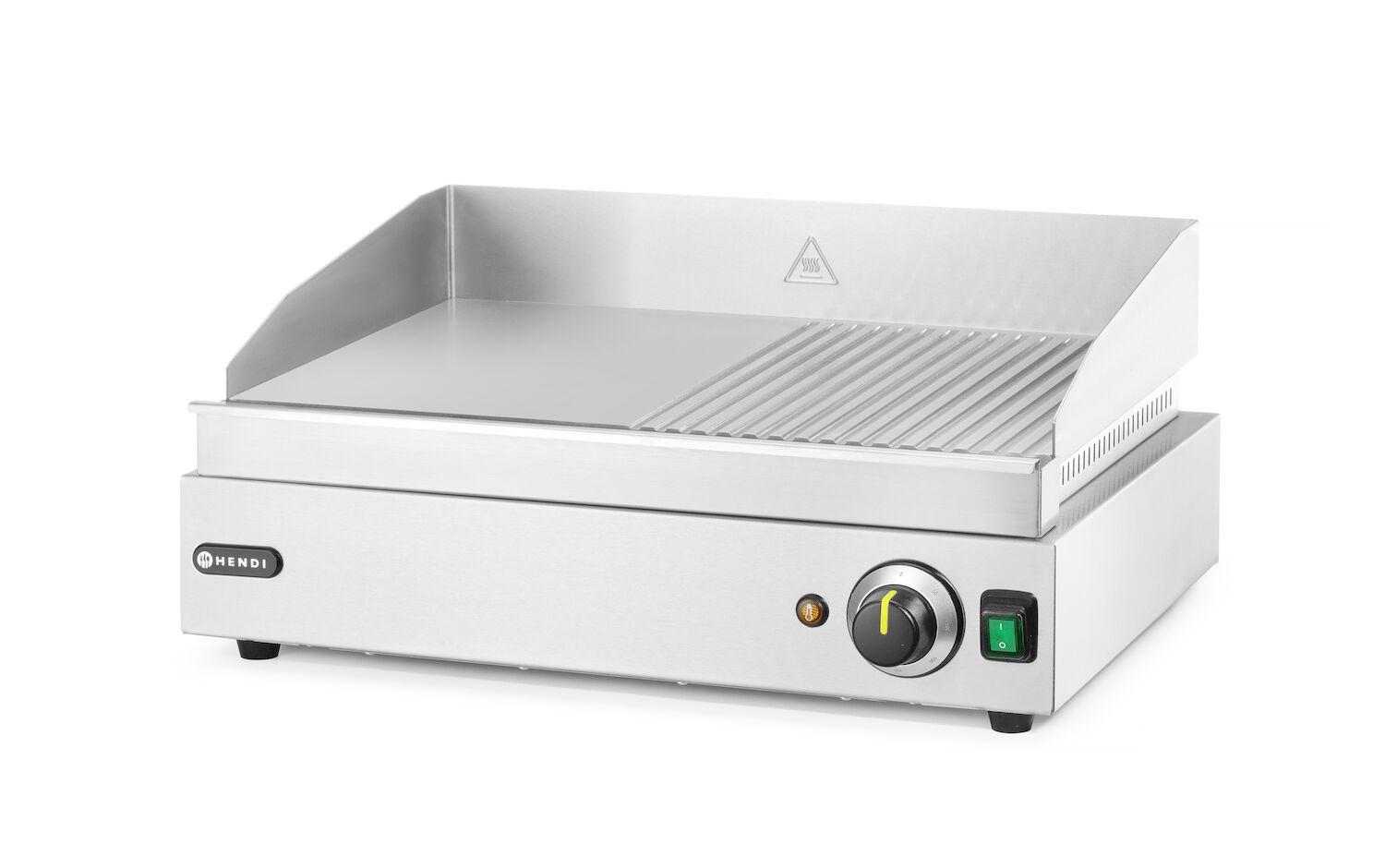 Grilovacia platňa Hendi Profi Line hladká/drážkovaná
