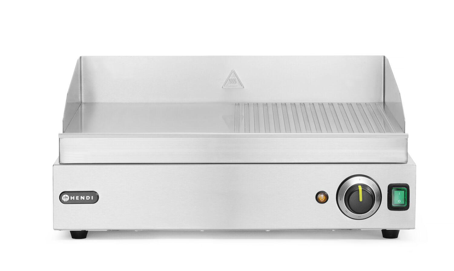 Grilovacia platňa Hendi Profi Line hladká/drážkovaná