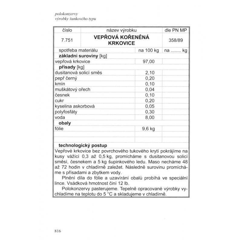 Československé masné výrobky - 3. rozšírené vydanie