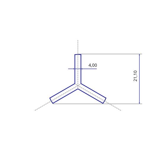 Údenárska palica nerezová 1000 mm