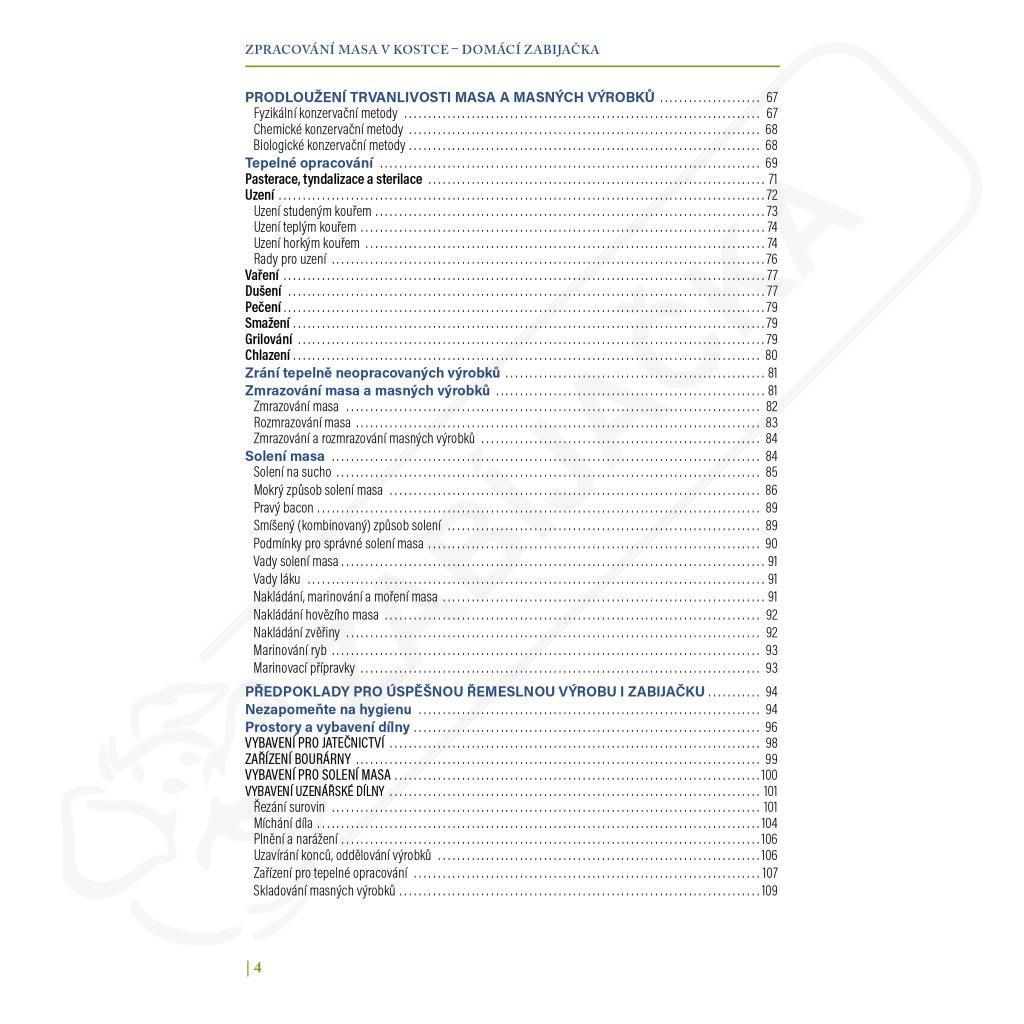 Zpracování masa & domácí zabijačka