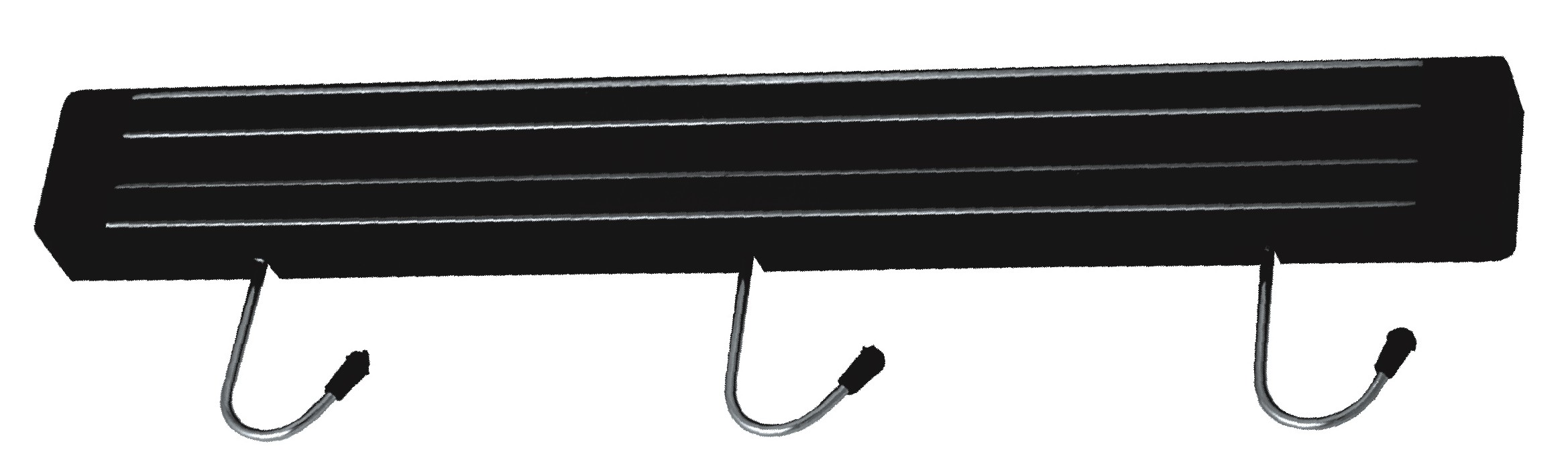 Magnetická lišta s háčikmi