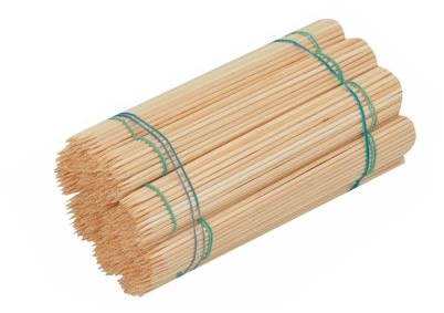 Špajdle drevené hrotené 250 mm