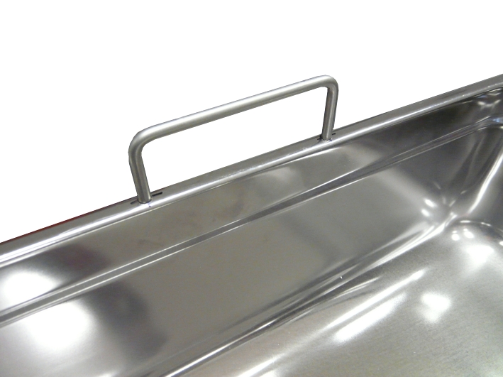 Lodňa nerezová s úchytmi