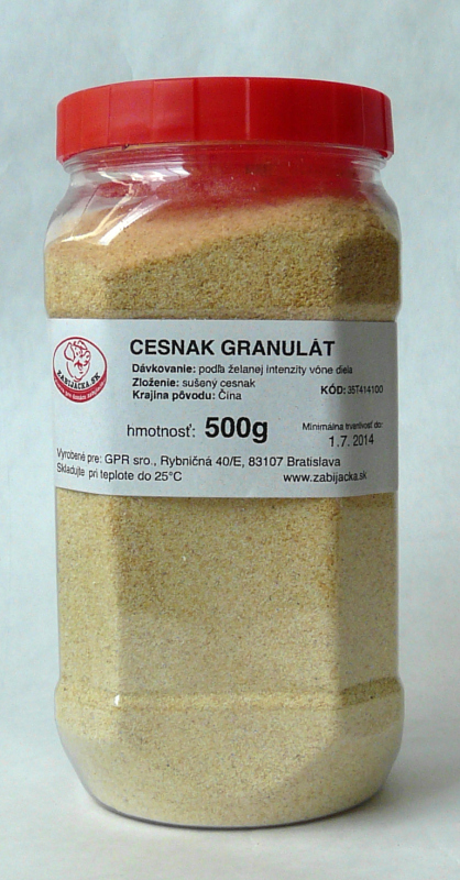 Cesnak granulát 500g Dóza