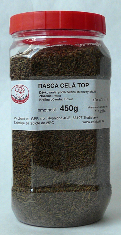 Rasca celá 450g Dóza