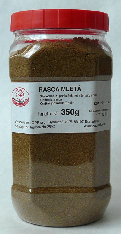 Rasca mletá 350g Dóza